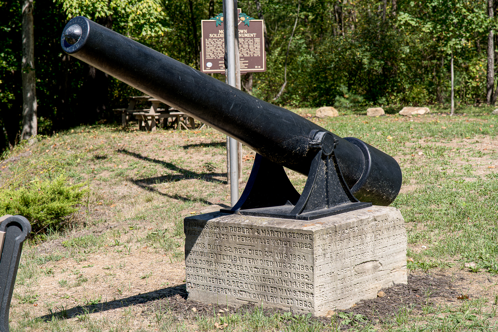 30-pounder Parrott gun, a rifled cannon weighing approximately 4,200 pounds named after the inventor, Robert Parrott.